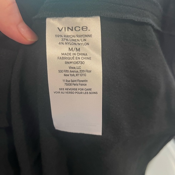 NWT Vince Linen Blend Women’s Dress Size Medium - Picture 7 of 11